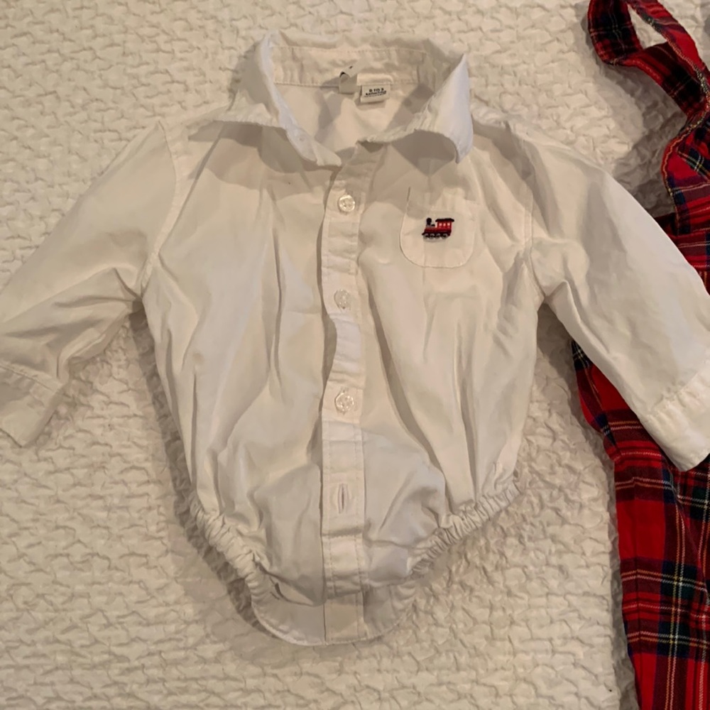Jack and Janie holiday boy outfit 0-3